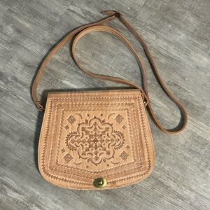 Leather Crossbody Bag Handmade